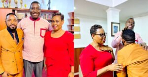 Umubyeyi yahuye n’umwana we amuhesha umugisha