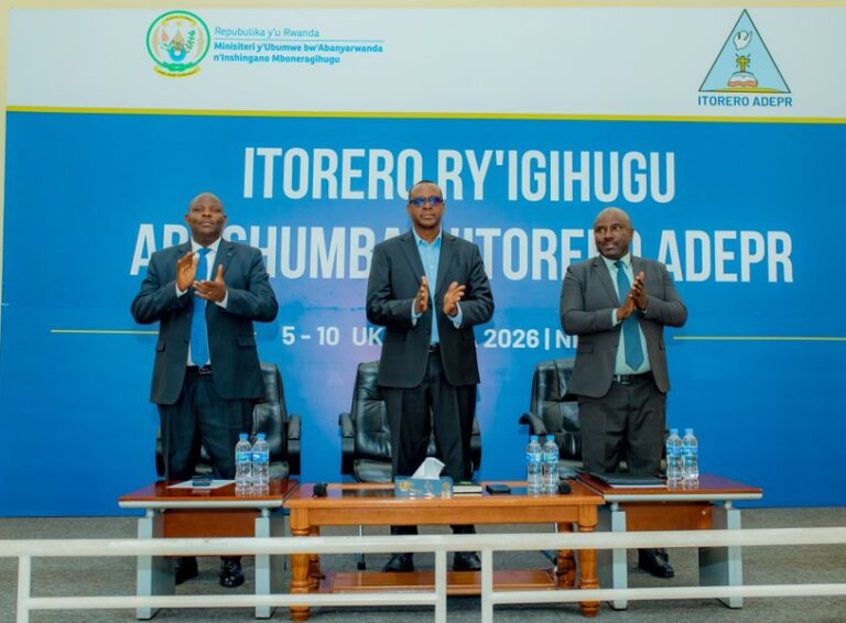 Minisitiri Dr. Jean Damascène Bizimana yatangije Itorero ry’Igihugu ry’abashumba ba ADEPR